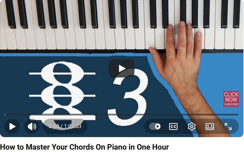 How to Master Your Chords On Piano in One Hour